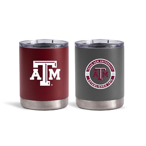 Vasos bajos NCAA de The Memory Company para noches de fútbol americano