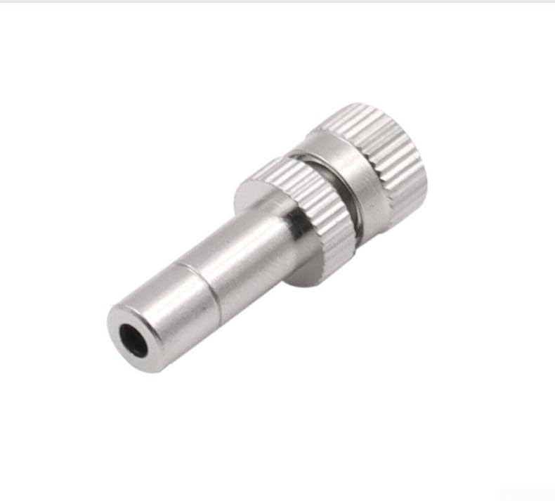 10Pcs 0.8mm 6mm Misting Nozzle Fast Connect Mist Fog Sprayer Spray Nozzles Gardening