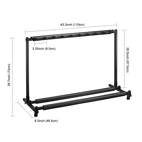 Vousile Support de Guitare de Rangement, Présentoir Basse, 9 Supports Multi Guitare pour Guitare Acoustique Électrique… - Les Beatles, Paul McCartney, John Lennon, RIngo Starr, George Harrison Vousile Support de Guitare de Rangement, Présentoir Basse, 9 Supports Multi Guitare pour Guitare Acoustique Électrique… – Image 6