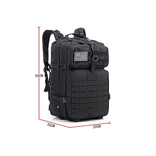 Mochila oxford assault tatica militar outdoor city rock Preto