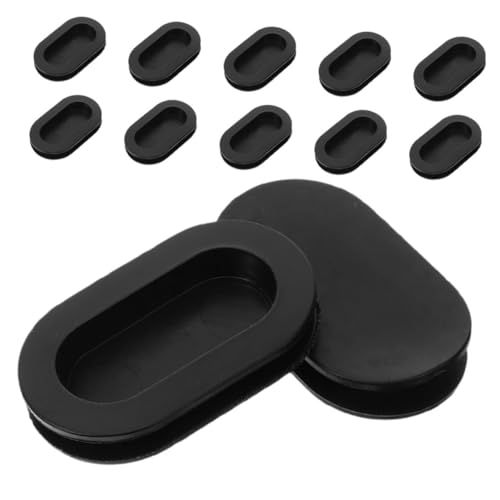 HANABASS 12pcs Dual Piggy Bank Stoppers Oval Coin Bank Replacement Caps for Easy Retrieval and Enhanced Coin Protection Money Saving Box Covers