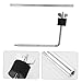 Toddmomy 1Set Heavy Duty Cymbal Boom Bracket Extension Arm for Drum Set Stable Cymbal Stand Attachment with Extra-long Pole for Snare and Drum Cymbals Versatile Portable Percussion Accessory