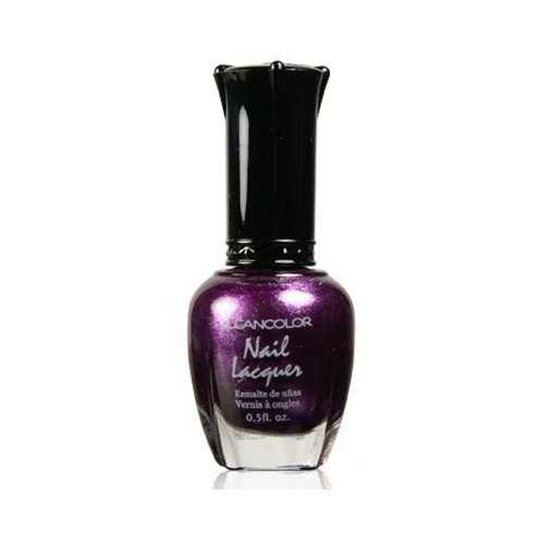 1 Kleancolor Nail Polish Lacquer #99 IT Purple Manicure + Free ZipBag