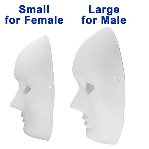 Calpalmy 30 Pack 2 Sizes Paper Mache Masks - Create Artistic Craft Projects From Wall Decorations To Theater And Halloween Costumes; Party, Masquerade Parties And Classroom Art #TOP4