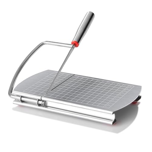 Cheese Slicer, Multipurpose Cheese Cutter Stainless Steel Cheese Slicers for Block Cheese