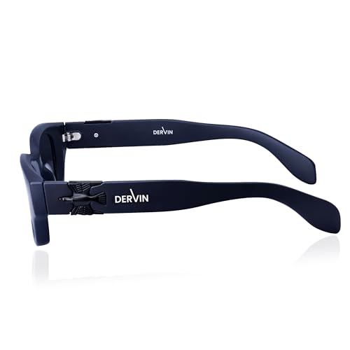 Image of Dervin UV Protection Polarized Rounded Rectangle Sunglasses for Men and Women
