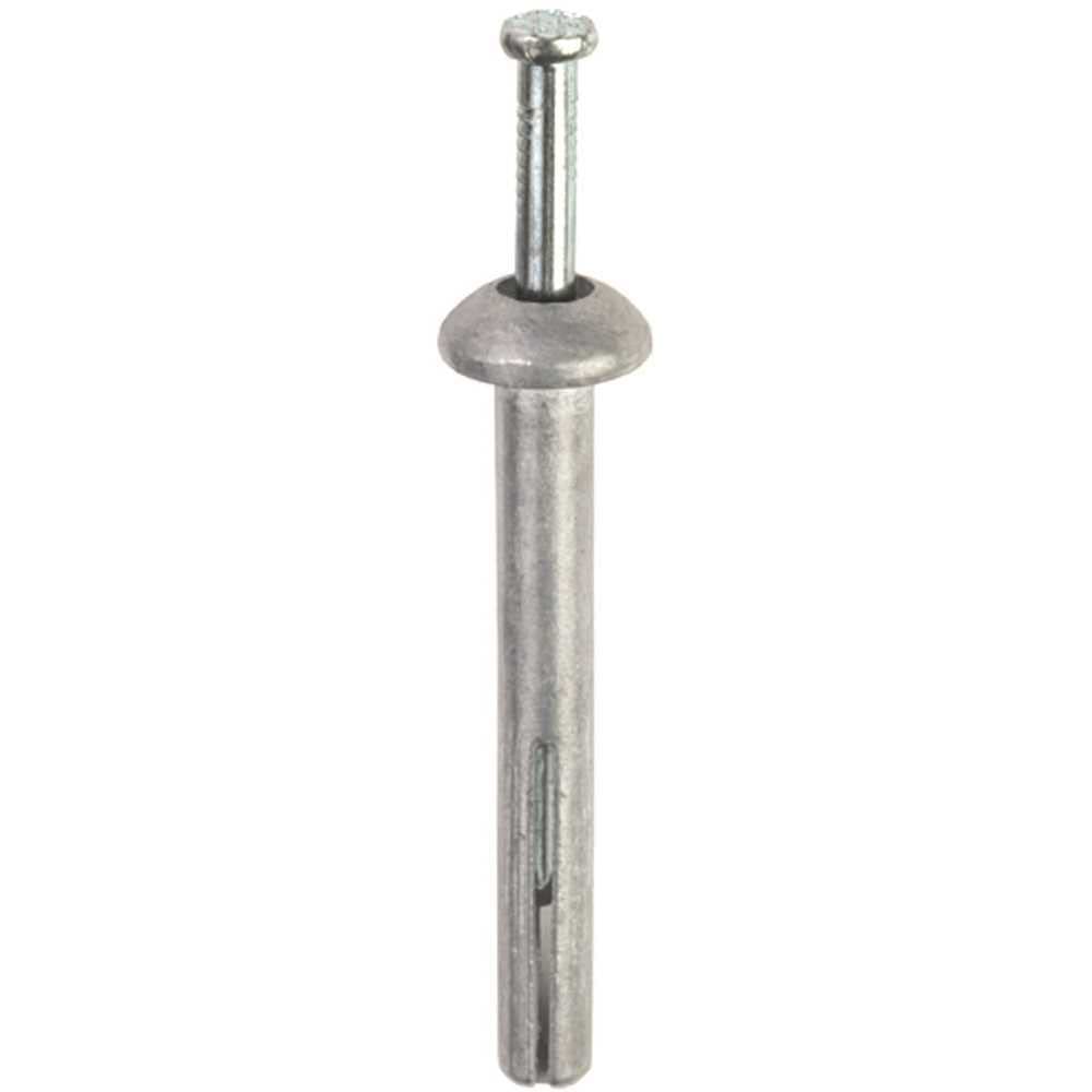 1/4 in. x 2 in. Steel Hammer-Set Nail Drive Concrete Anchors (15-Pack)