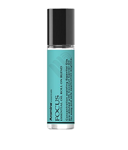 Focus Essential Oil Roll On, Pre-Diluted 10ml (1/3 fl oz), Great Studying Essentials - Image 3