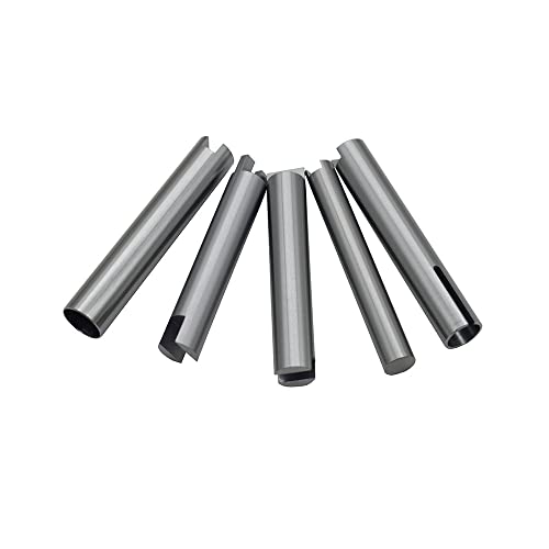 Universal Bright Black Plug Lock Follower Re-Key Repair Lock Tools Smooth Surface Taking Pin-Cylinder Locks Apart Tool (5PCS)