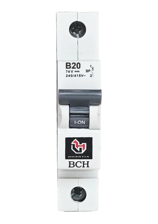 BCH Electric 20 Amp Single Pole B Curve MCB, 240/415V, Fast Tripping Circuit Breaker for Home & Industrial Use-image-20