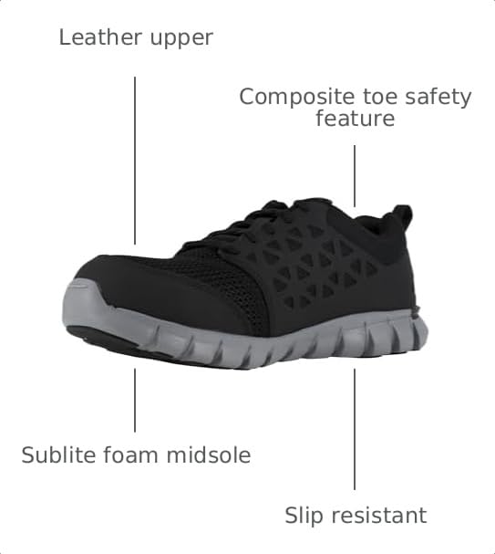 Image of Reebok Women's Rb046 Sublite Cushion Work Athletic Work Shoes
