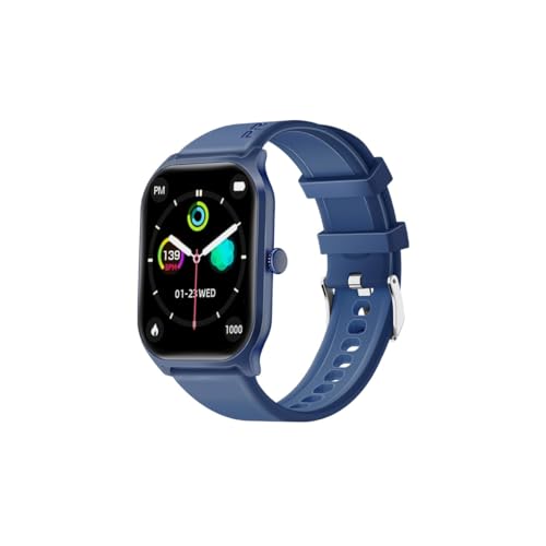 Image of Promate Xwatch-B2 Smartwatch with 2.01 inch Ultra Large Display, BT Calling, 15 Days Battery Life, 123+ Sports Modes, IP67 Water Proof, Smart Notifications, Real-time HR Monitor, 200+ Watch Faces (Blue)