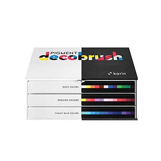 Karin PIGMENT KAR29C8 - Juego de 36 accesorios de diseño para decobrush