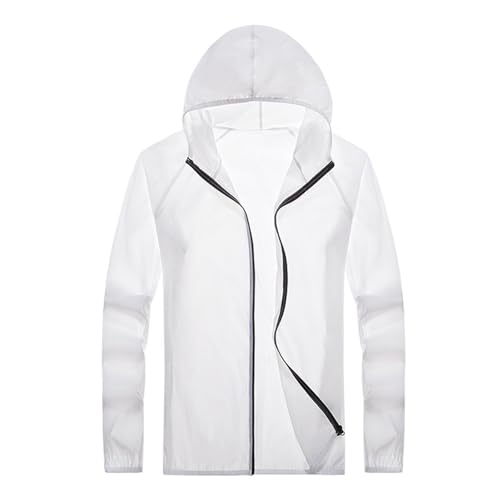 Windjacke für Damen, wasserdicht, tragbar, Trenchcoat, lässig, Sportjacke, mit Kapuze, atmungsaktiv, Reißverschluss, Regenjacke, Outdoor, modisch, leicht, Regenjacke,...