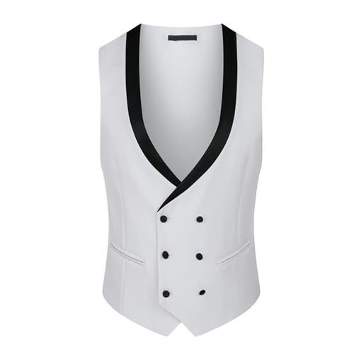 Luxury Men's Rhinestone Tuxedo Suit 3-Piece Set for Wedding Prom Parties4