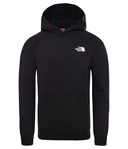 THE NORTH FACE Men Hoodie Raglan Red Box, Größe:L, Farbe:TNF Black/TNF White
