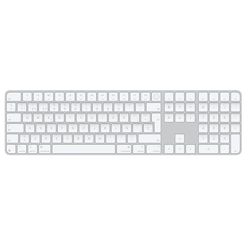 Apple Magic Keyboard con Touch ID y Teclado numérico para Modelos de Mac con Chip de Apple - Español - Teclas Blancas 