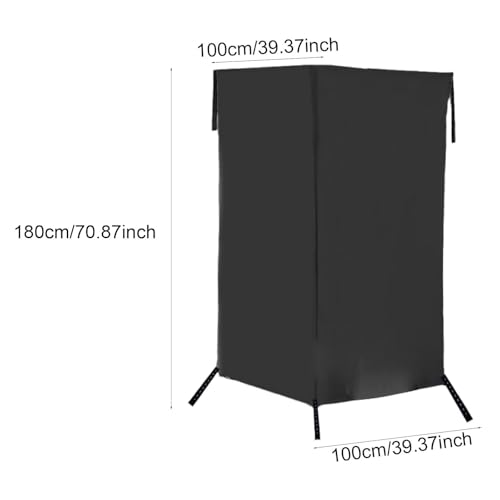 Menolana carpa de ducha lateral para vehículo, tienda de privacidad portátil para camping, toldo de ducha para largos viajes por carretera miniatura 4