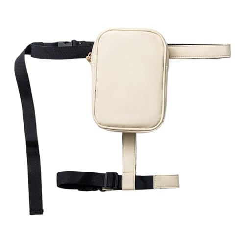 Bolsa de pierna caída, unisex, riñonera impermeable, riñonera casual de moda, almacenamiento seguro para motocicleta, bicicleta, ciclismo, equitación al aire libre, diario, 6.7 x 0.8 x 0.8 pulgadas