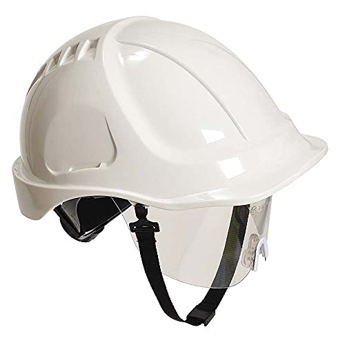 Portwest Casque à visiere Endurance Plus visor, Couleur: Blanc, PW54WHR