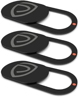 Premoir Webcam Covers - Ultra Thin Laptop Camera Cover Slider Perfect for PC, Laptop, Tablet, Macbook & Phone - Instant Slide Camera Blocker - Pack of 3