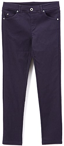 Image of ToBeInStyle Girl's Denim Easy Styling Classic Timeless Everyday Jeans Zip-Up Closure