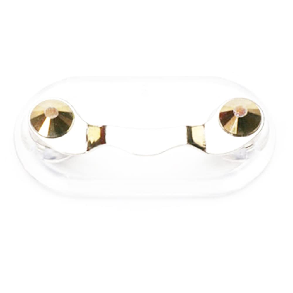 SagaSave 4-Pack Magnetic Glasses Holders - 12 Colors, Stainless Steel, ID Badge Clip