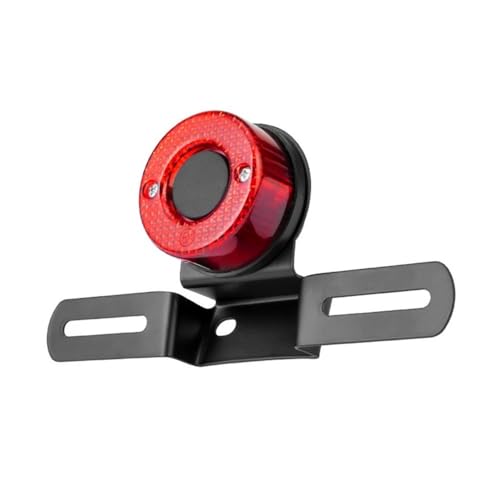Feu arrière de frein moto LED rond et clignotants de signalisation modifiés