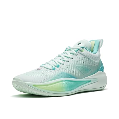 Image of XTEP Men Dynamic Foam Basketball Shoes /Sneakers with Shock Absorption Sports Lining & Breatheable Mesh Upper with Embedded TPU Sole for Extra Support & Rebound
