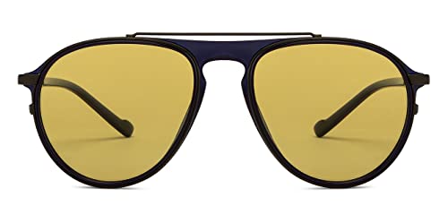 Image of Hip Hop Full Rim Pilot Branded and Stylish Sunglasses For Men & Women | Polarized and 100% UV Protected | Large | LK S15199