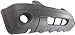 Evan-Fischer Front Bumper Cover Compatible with 2005-2007 Ford Escape Textured with Fog Light Holes XLT/Hybrid Models