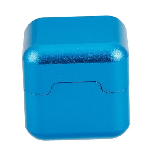 Toyvian Aluminum Tip Chalk Holder for Billiards Durable Portable Pool Chalk Case Metal Clip Versatile Storage for Accessories for Snooker Games