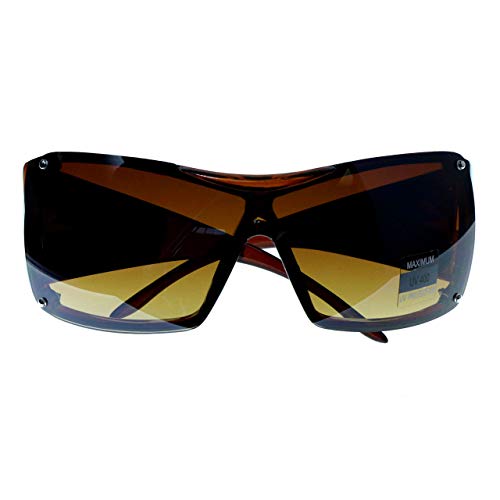 Mi Amore UV protection Tattoo print Goggle-Sunglasses Brown Frame & Brown Lens2