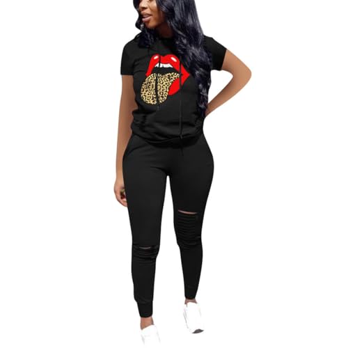 Nimsruc Women 2 Piece Tracksuit Outfits Casual Sports Short...
