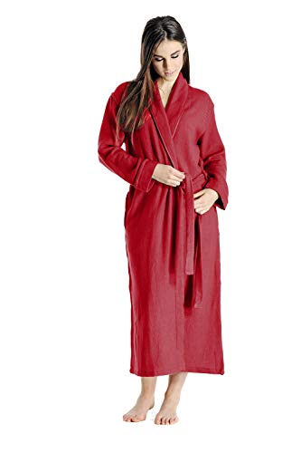 Cashmere Boutique 100% Pure Cashmere Robes for Women – Long, Lightweight, Soft Plush, Winter Warm, and Cozy Women Bathrobe