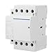 Schaltschütz 230V 2 Wechsler, Installationsschütz, Schütz 230V 4 Polig, 4-Poliges Schütz, Motorschütze 4P 40A 24V/230V 50/60Hz Haushalts-AC-Schütz 2NO2NC (230VAC)
