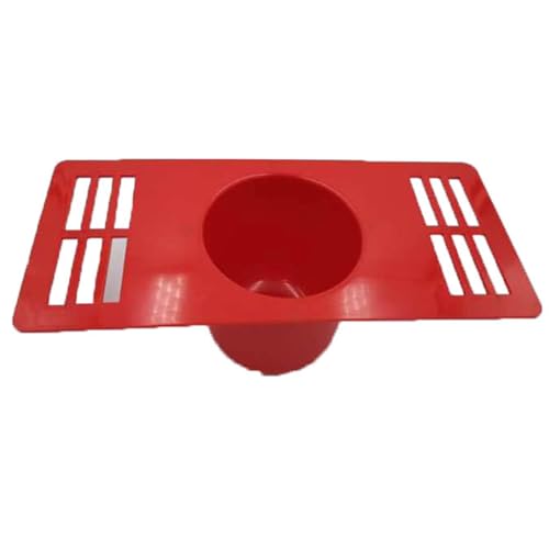 Golf Putting Cup Indoor Training: Golf Putting Training Hole, Practice Golfs Hole Cup for Indoor Carpet, Improve Your Ball Skills (Red)