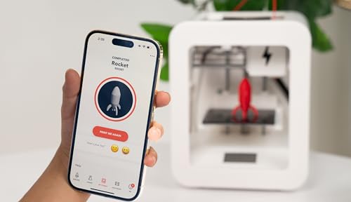 Toybox One-Touch 3D-printer voor kinderen en familie, zonder software nodig, je persoonlijke speelgoedfabriek, meer dan 10.000 digitale ontwerpen, creatief leren thuis (Alpha 2) - Afbeelding 4