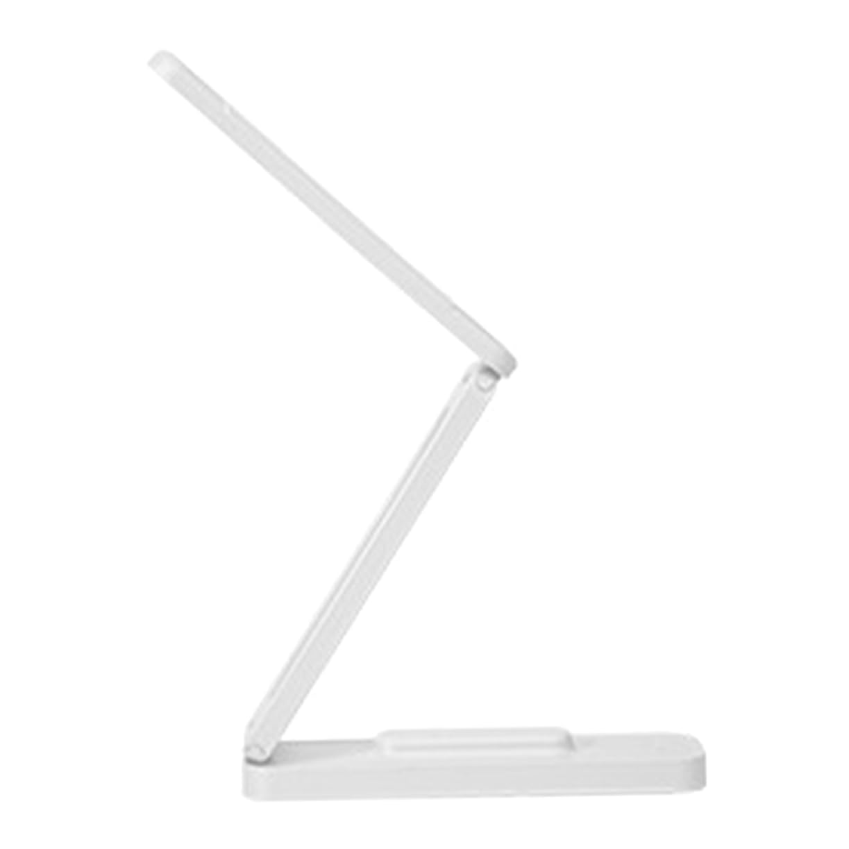 WOONEKY Folding Table Lamp USB Bedroom Nightlight Computer Desk Lamp Portable Led Lamp Overhead Desk Light Foldable Desk Lamp Bedside Lamp Plastic Small Table Lamp Dual Purpose White