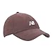 New Balance Women's Licorice 6 Panel Adjustable Classic Twill Casual Baseball Dad Hat Purple