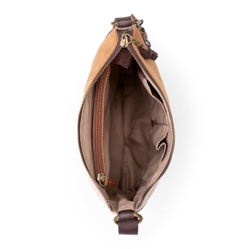 Image of The Sak Lucia Leather Crossbody Purse, Zipper Closure with Adjustable Strap