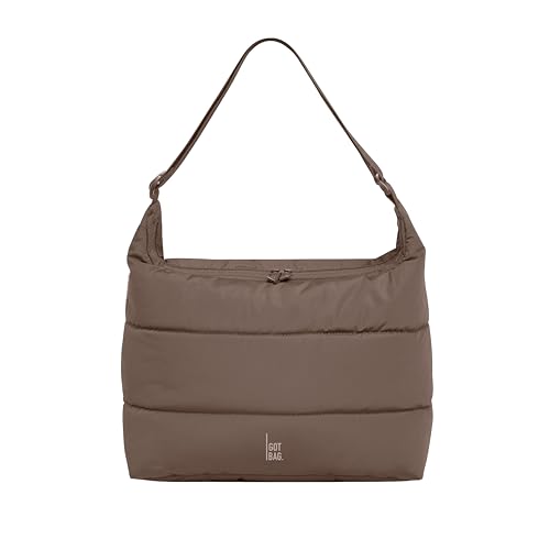 GOT BAG Schultertasche Puffer Square Bag | Gesteppte Handtasche mit 13” Laptopfach Wasserabweisend |Puffy Schultertasche mit verstellbaren Gurt