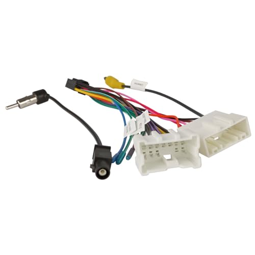 Sound way - Adaptateur Faisceau Câble Connecteur ISO, récupération arrière et antenne Compatible avec Dacia, Renault