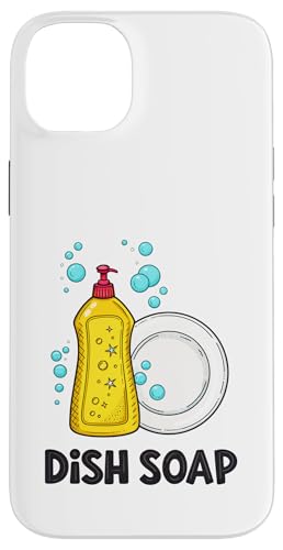 食器用洗剤と泡が特徴の楽しいデザイン スマホケース iPhone 14 Plus 用