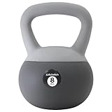 KaRaDaStyle ケトルベル ソフトタイプ 8kg ワイドハンドル 握りやすいグリップ トレーニング ソフトケトルベル 器具 ウエイト 体幹 持久力 筋肉 筋トレ バランス エクササイズ 自宅 ジム ソフト やわらか素材 防傷 PVC (8kg)