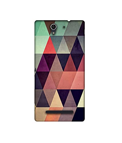 Image of Basic Case for Sony Xperia C3 Dual (Plastic Multicolor)