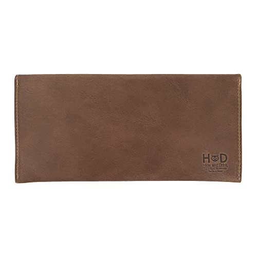 Hide & Drink, Rectangular Travel Wallet, Money Holder, Travel Accessory, Vintage Style Money Pouch, Full Grain Leather, Handmade, Single Malt Mahogany3