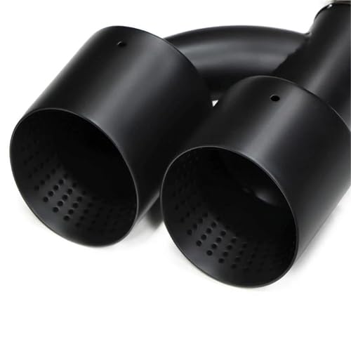 Tuyaux d'échappement inox mat 101mm anti-corrosion pour Golf 7 GTI