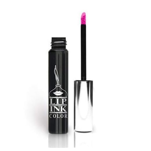 LIP INK Hot Pink Liquid Lipstick 100% Smearproof Long-Lasting Waterproof Vegan Wax-Free Organic Kosher Natural Botanical 247 Confidence cosmetics USA Self Manufactured Factory Direct Since 1995