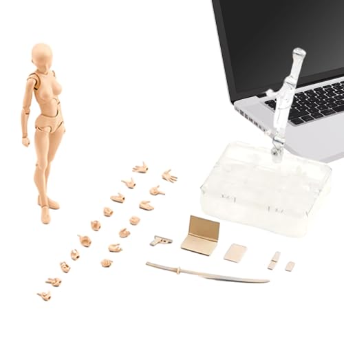 Manequim articulado para desenho, manequim de desenho pequeno, modelo desenho articulado, corpo de figura de ação poses personalizáveis modelo de desenho para desenhar desenho pintura masculina